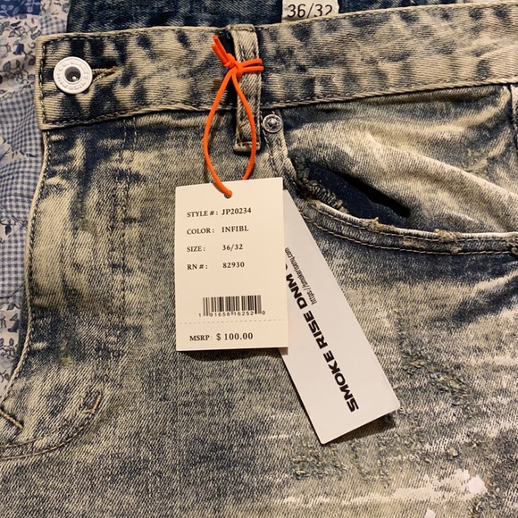 Distressed smoke jeans - Picture 8 of 8